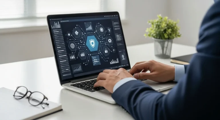 A developer implementing a secure ahrefs api key into a software dashboard for SEO automation.