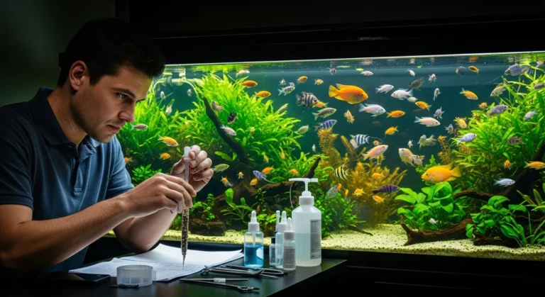 Using General Cure API to treat parasites in a tropical freshwater fish tank.