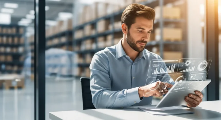 A data-driven dashboard showcasing ecommerce ERP integration for a business scaling in 2026.
