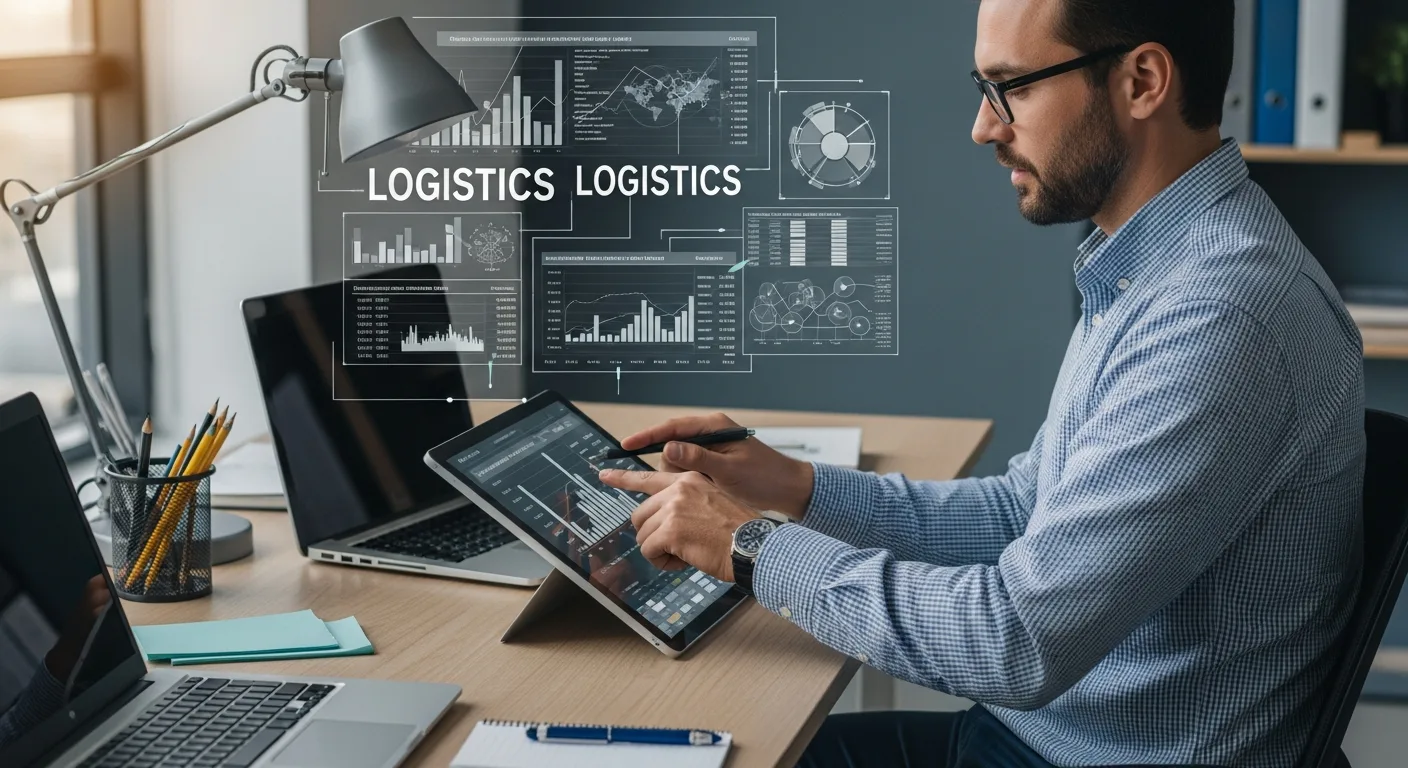 A professional dashboard showing how integrated erp and scm systems drive business growth and efficiency.