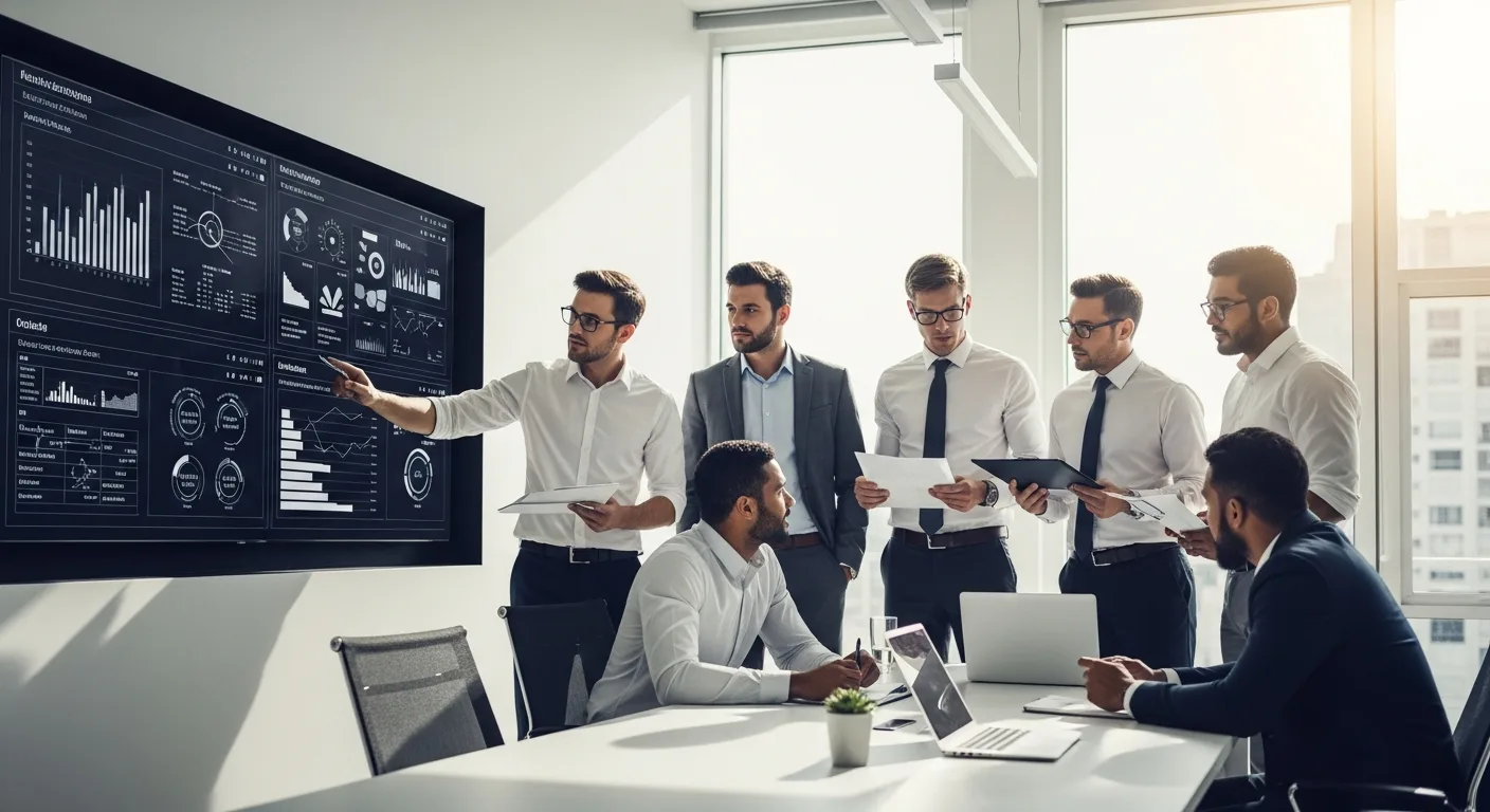 Expert ERP consulting services helping a business avoid costly software implementation failures in a modern office.