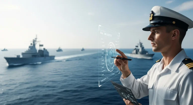 Strategic logistics and financial management using the erp navy system for a global fleet of vessels.