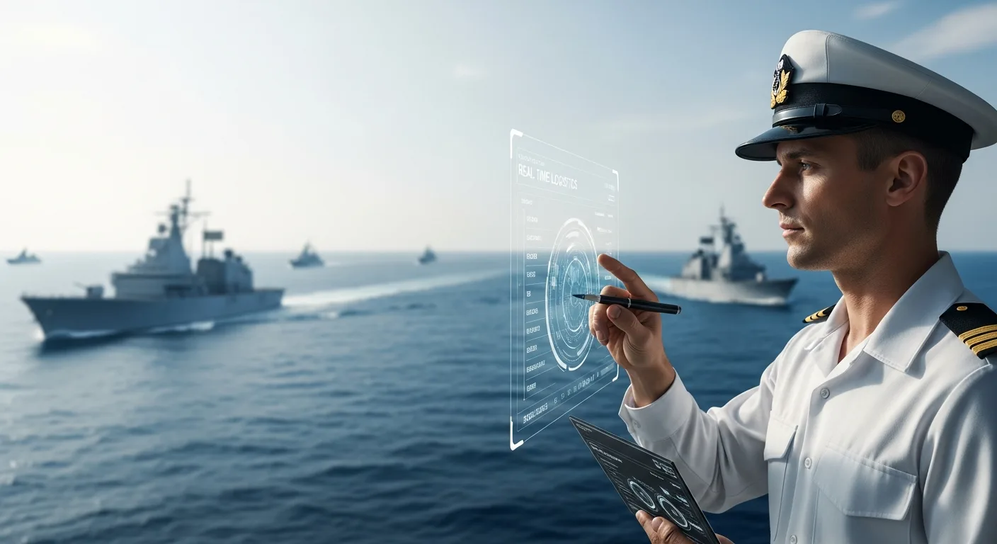 Strategic logistics and financial management using the erp navy system for a global fleet of vessels.